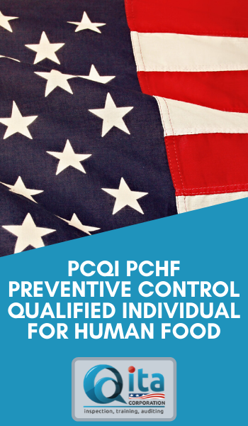PCQI PCHF Preventive Control Qualified Individual for Human Food
