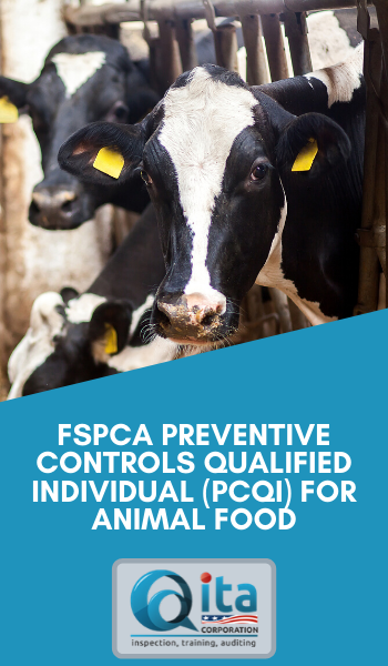 Preventive Controls Qualified Individual (PCQI) for Animal Food